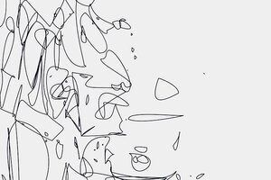 Abstract graffiti line drawing background